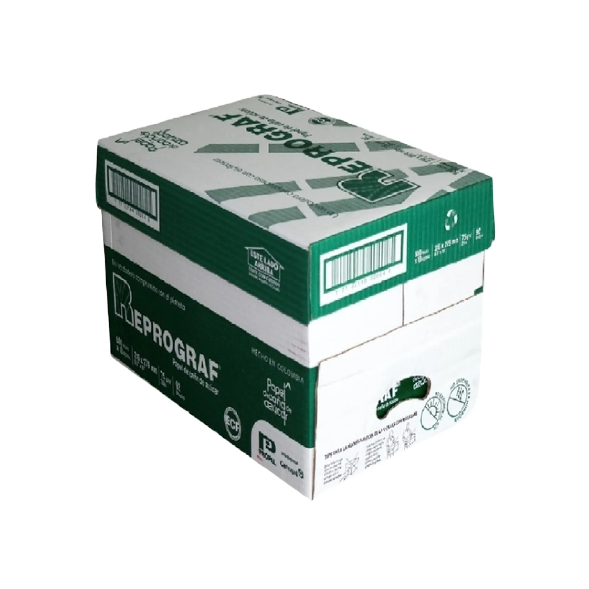 Caja Resma Papel Bond 75 Gr. Carta Reprograf X10 Unidades