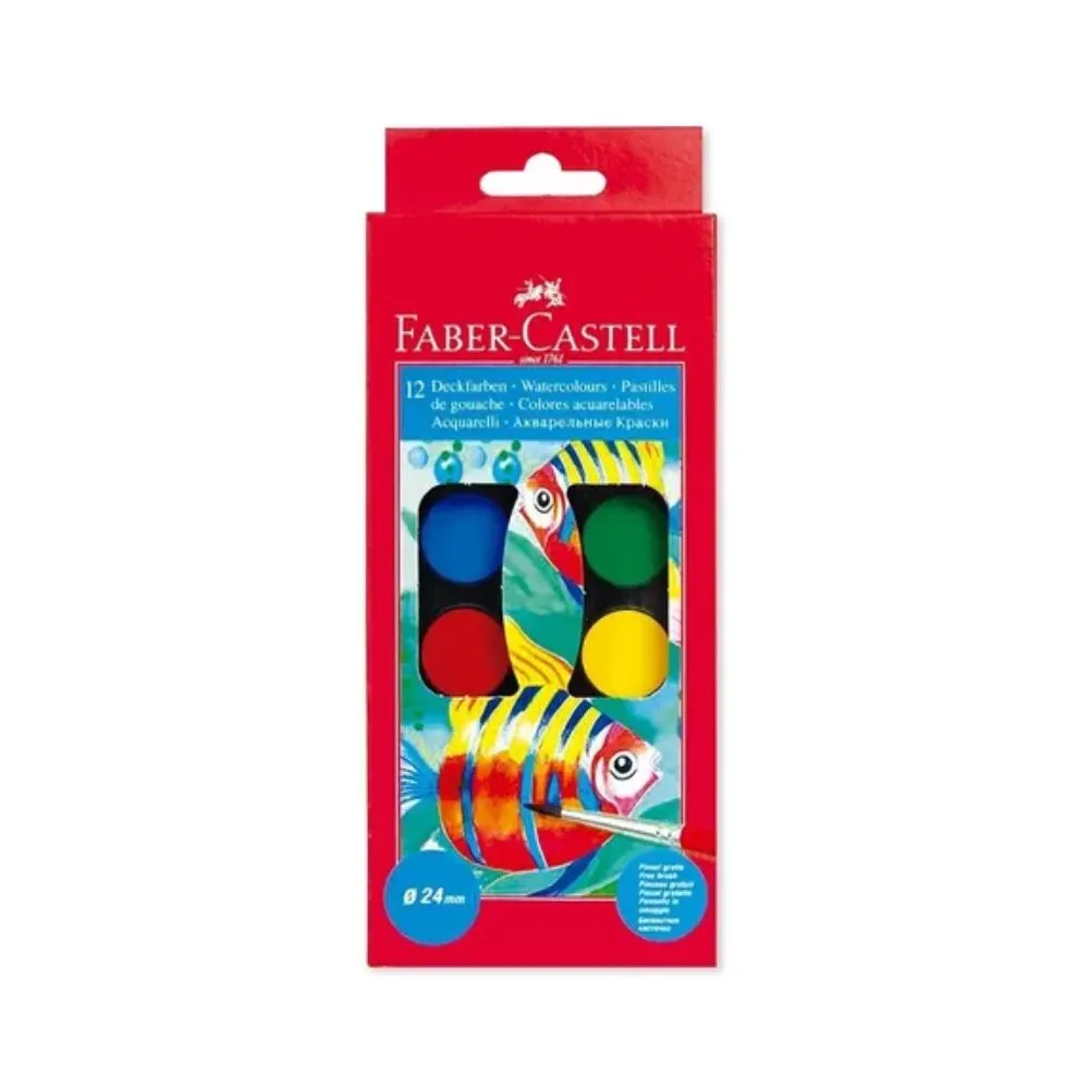 Acuarela Estuche X 12Uds Faber Castell