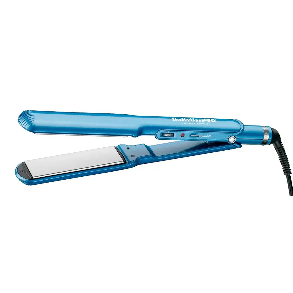 Plancha  Análoga Nano Titanium Azul 1 1/2" Babyliss Pro ORIGINAL 