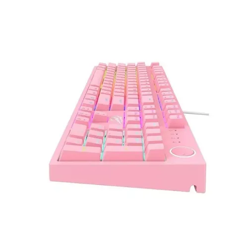 Teclado Mecanico Rosado Havit-871L RGB + Obsequio