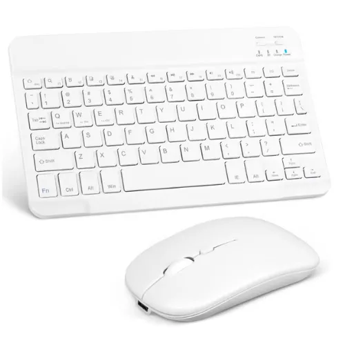 Combo Bluetooth Mouse y Teclado WIT CB-BT01 Blanco