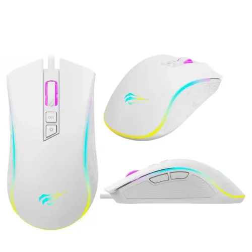 Mouse Gamer Havit MS1034 Blanco 