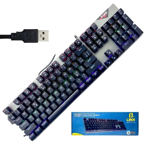 Teclado Mecanico RGB Switch Azul 100% Linx TG-385