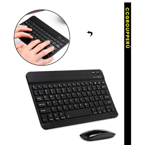 Combo Bluetooth Mouse y Teclado WIT CB-BT01 Negro