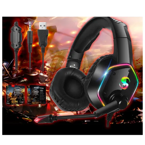 Audifonos Diadema Gamer RGB K15