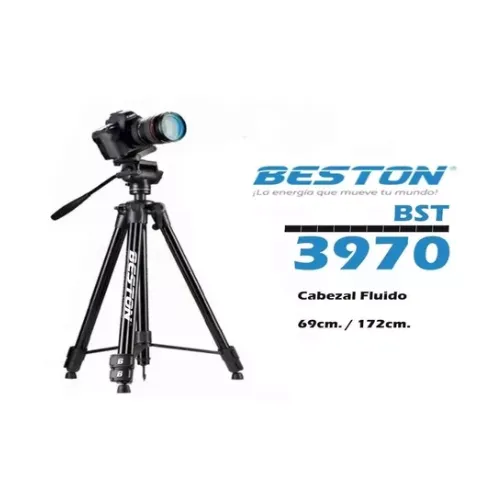 Tripode Para celular y Camara Profesional Beston 360 Grados 1.70mt BST-3970