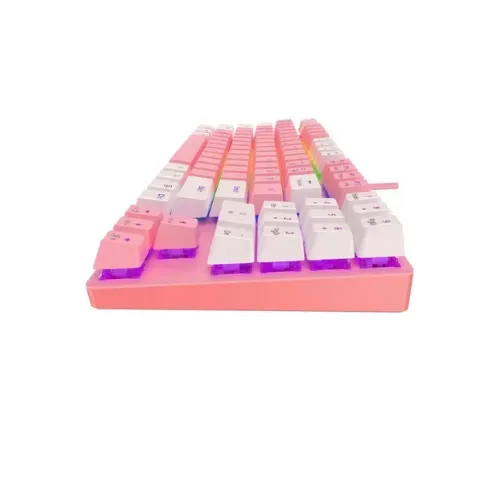 Teclado Mecanico Gamer Rosado KB512-L