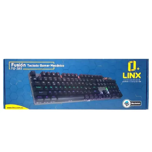 Teclado Mecanico RGB Switch Azul 100% Linx TG-385