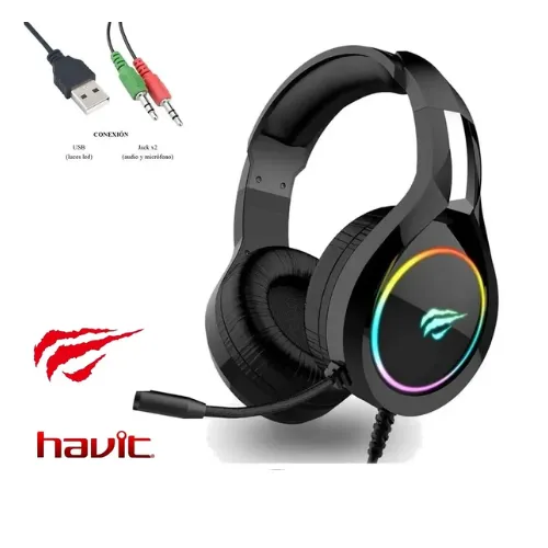 Diadema Gamer Rgb HAVIT  H-2233d  Gamer Headset