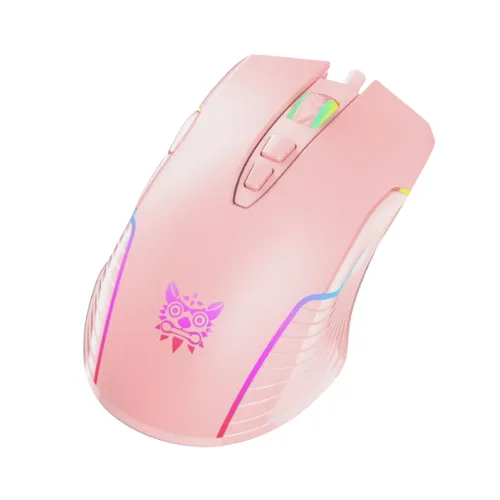 	 Mouse Gamer Onikuma Cw905 Inalámbrico Rgb Pink