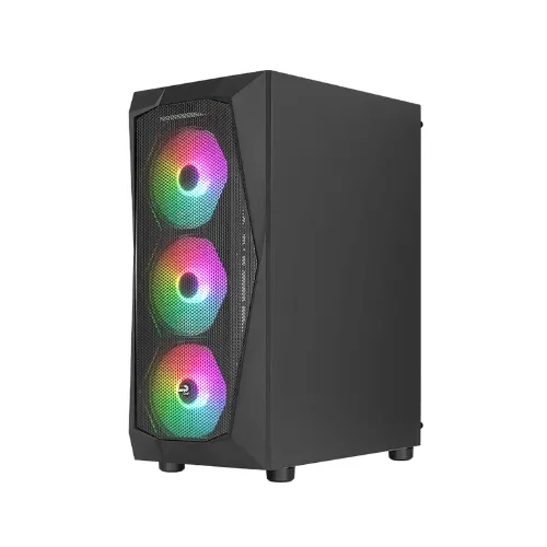 Chasis Gamer Aerocool Falcon 4Fans RGB Vidrio Templado 