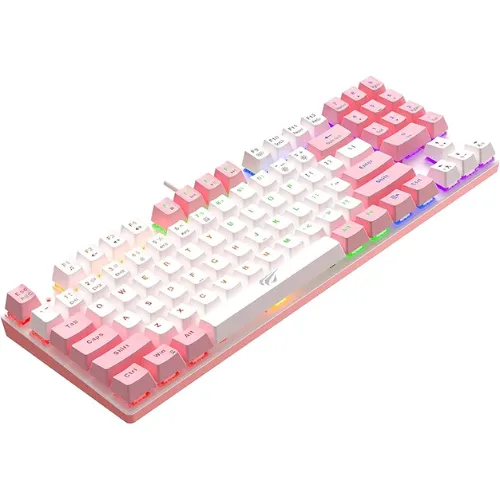 Teclado Mecanico Gamer Rosado KB512-L