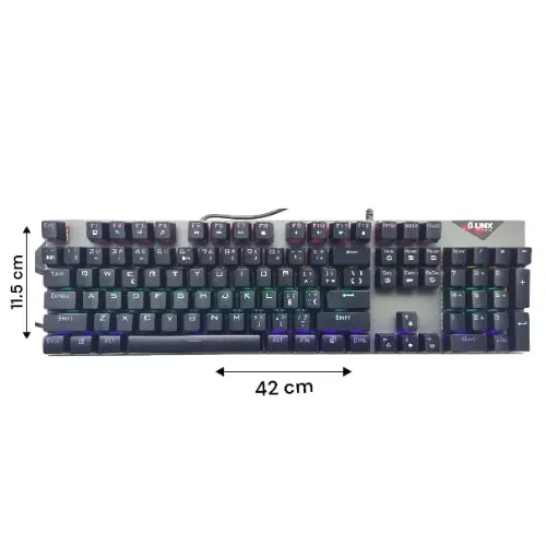 Teclado Mecanico RGB Switch Azul 100% Linx TG-385