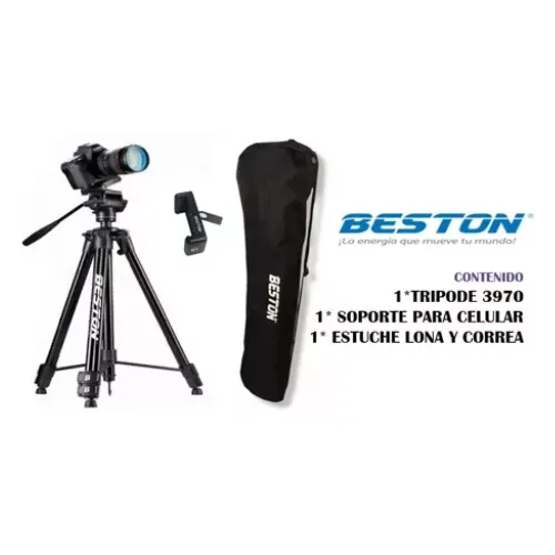 Tripode Para celular y Camara Profesional Beston 360 Grados 1.70mt BST-3970