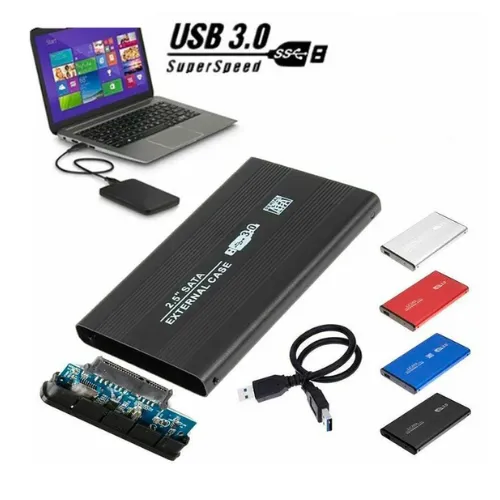  Caja Externa Para Disco Duro Portatil 2.5″ USB 3.0