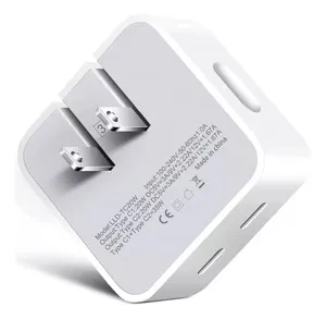 Cargador Iphone Carga Rapida 50w Doble Puerto 