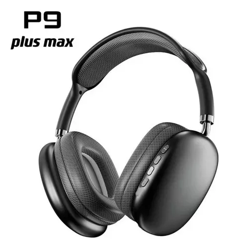 Audifonos P9 Diadema Tipo Airpods max Negro