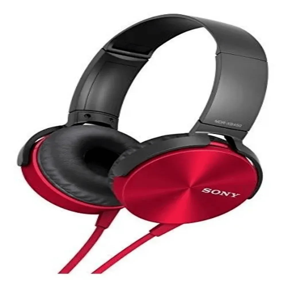 Diadema Sony Extra Bass Rojo Aaa Audifonos Inalambricos