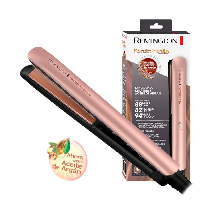 Plancha Remington Keratina Y Argan S8599 Original