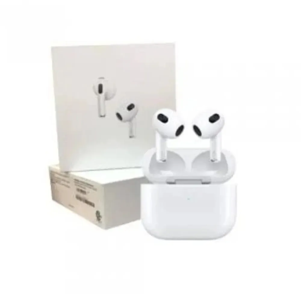 Airpods 3 Audifonos 1.1 + Cargador Iphone Carga Super Rapida Original 1HORA 