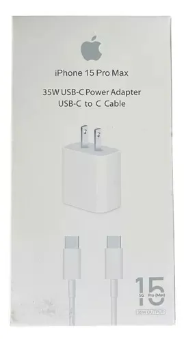 Cargador IPhone 15 Pro Max de 35W Carga Rápida