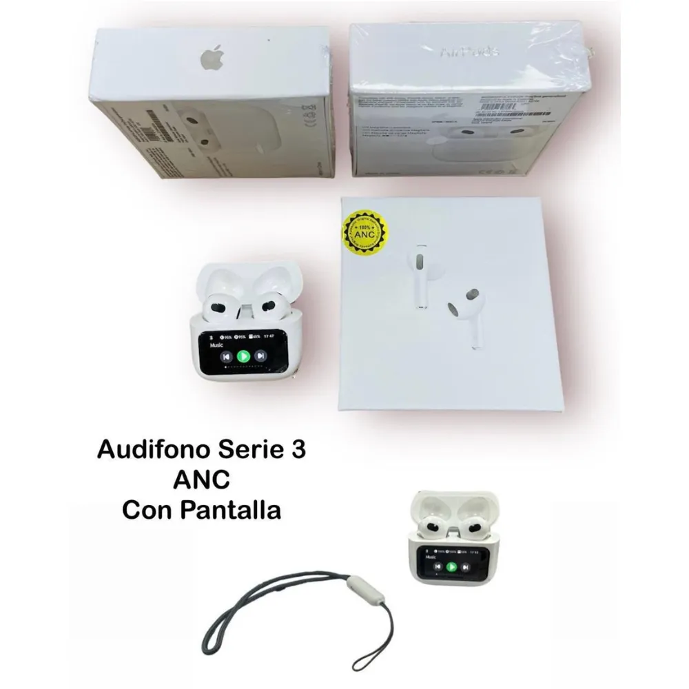 Airpods 3 Pantalla Tactil Ultima Generacion