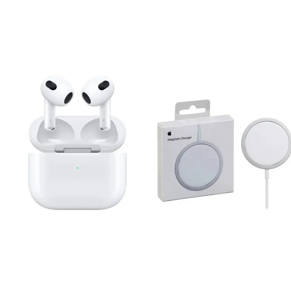 Audifonos Airpods + Cargador Magsafe Inalambrico Iphone