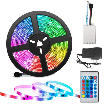 Cinta Luz Led Control Remoto RGB 5 Metros Con Control