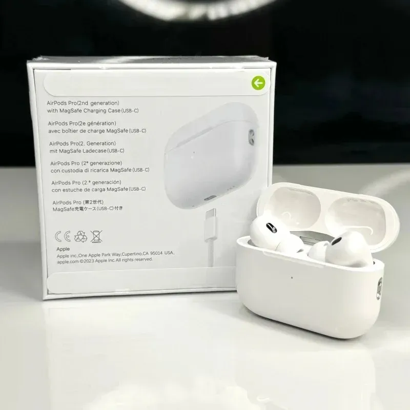 Airpods Pro 2 Audifonos Segunda Generacion + Cargador Iphone 20w Carga Super Rapida Marca 1HORA