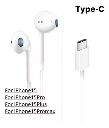 Earpods Iphone 15 Audifonos Iphone Tipo C