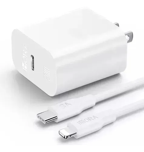 Airpods Pro 2 Audifonos Segunda Generacion + Cargador Iphone 20w Carga Super Rapida Marca 1HORA