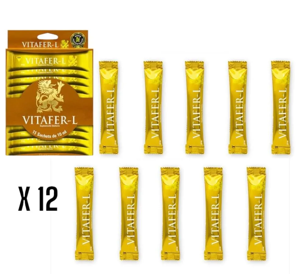 Potenciador y Estimulante Sexual energizante mascuino VITAFER-L x 12 sachets