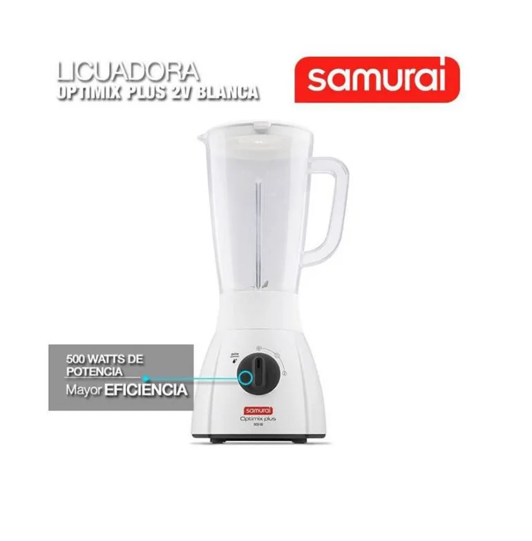 Licuadora Samurai Optimix Plus 2 Vel + Pulso (7709)