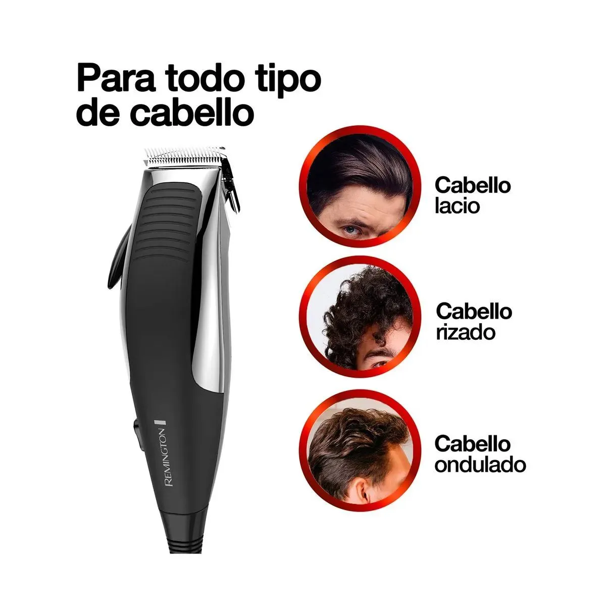 Maquina Cortadora De Cabello REMINGTON 12 Piezas