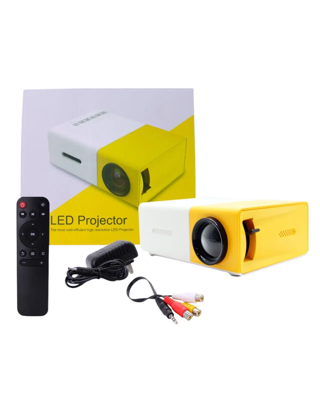 Mini Proyector Led Portatil Video Beam 600 Lumens