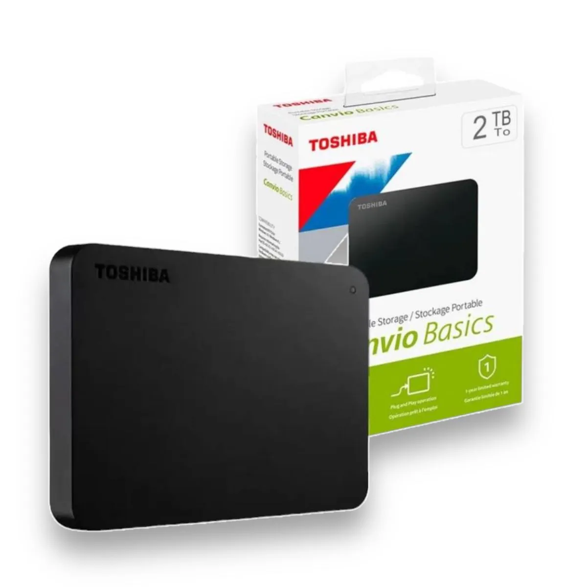 Disco Duro Externo 2TB Toshiba Canvio Basic Usb 3.0 SuperSpeed