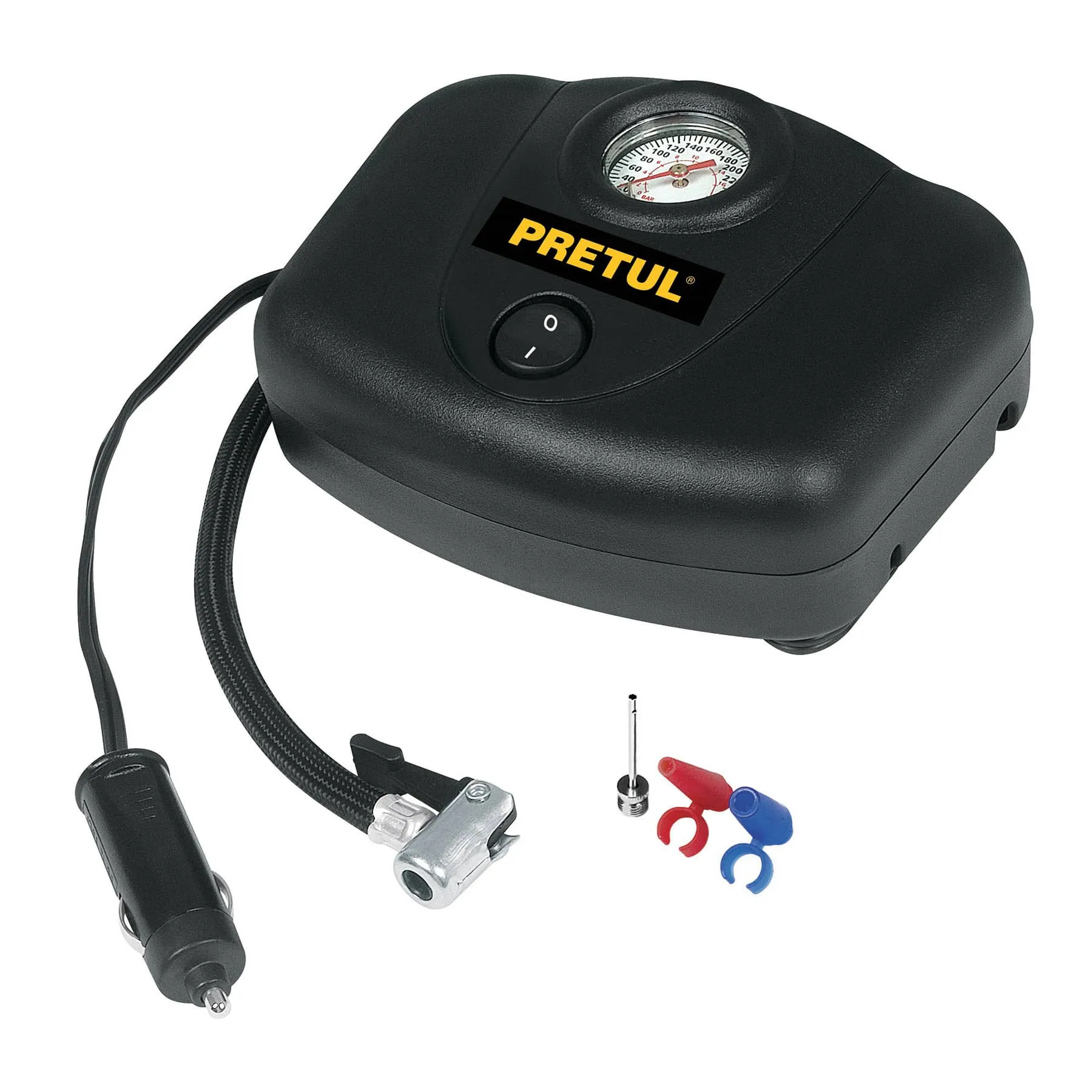 Compresor De Aire Para Auto Multiusos 12V Pretul