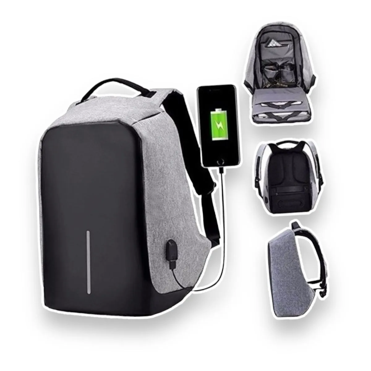 Bolso Morral Antirrobo Inteligente Impermeable 