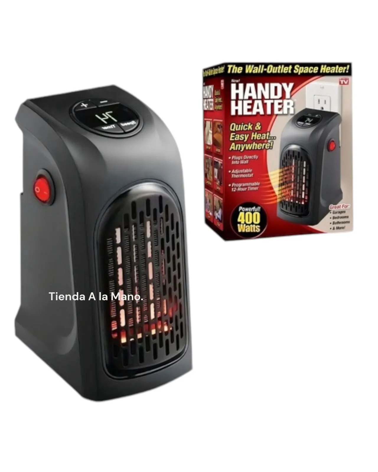 Calentador de Ambiente Portatil  Handy Heater Calefacción Ambiente