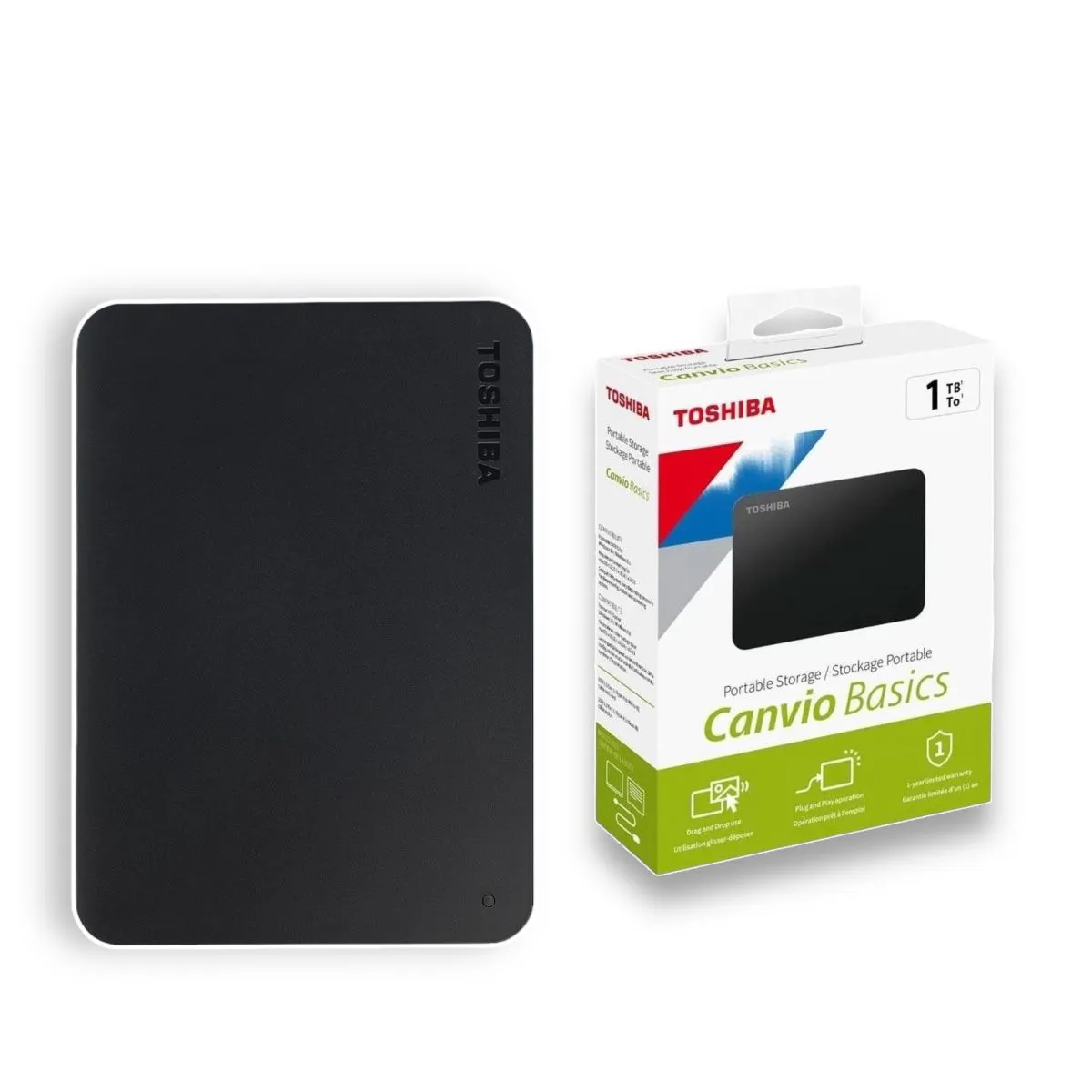 Disco Duro Externo 1TB Toshiba Canvio Basic Usb 3.0 SuperSpeed