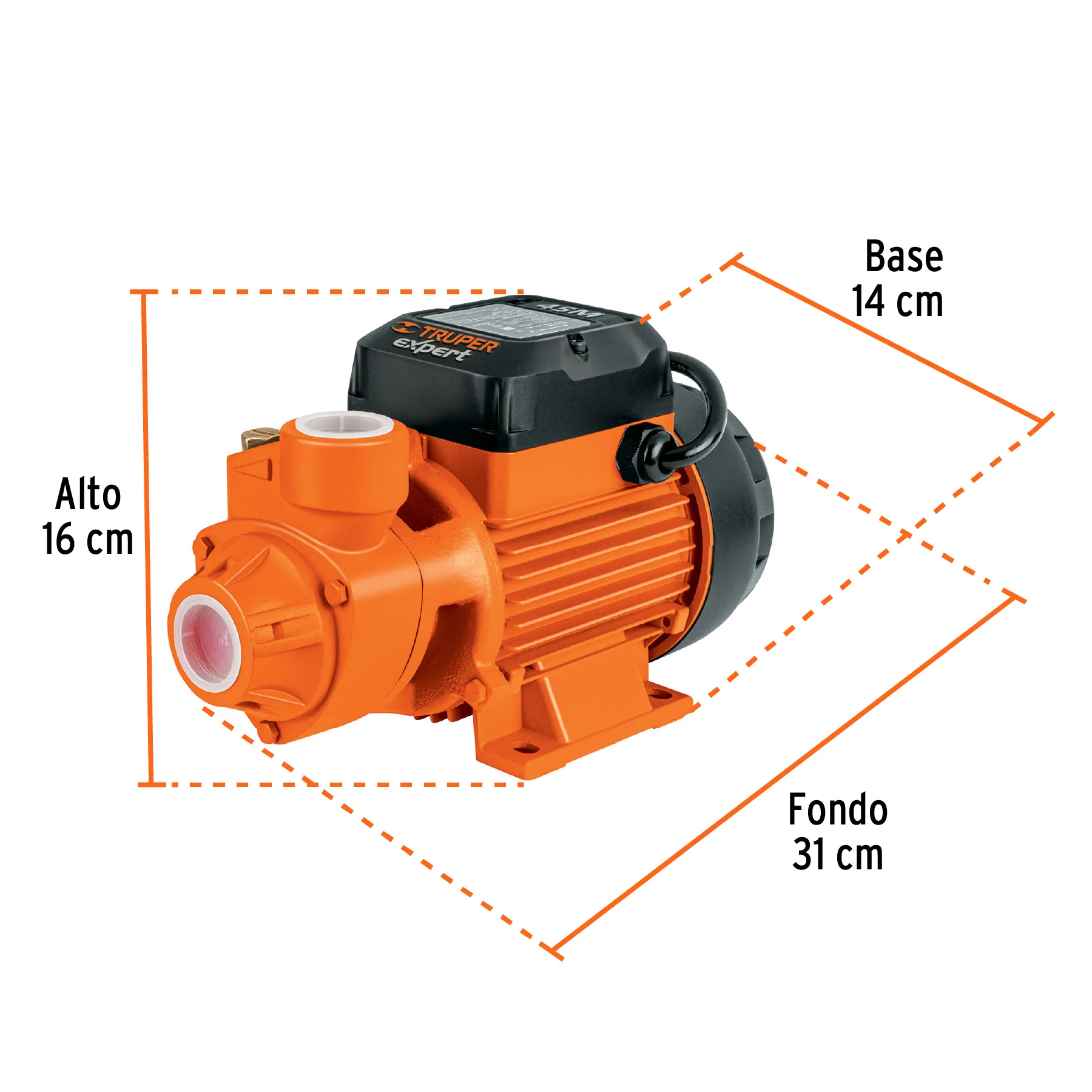 Motobomba Bomba De Agua Periférica Eléctrica 1 Hp Truper Expert