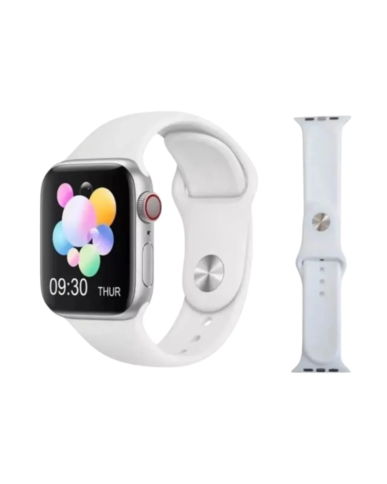 Smart Watch Blanco Reloj Inteligente T500 White Edition 2024