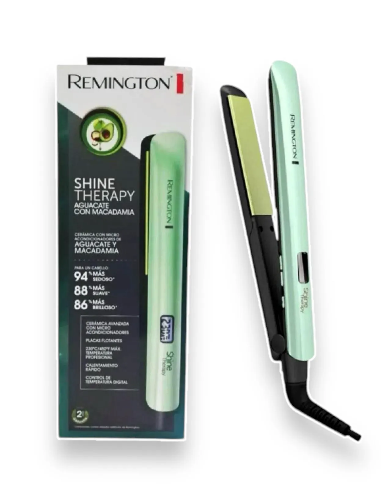 Plancha De Cabello  Remington Shine Therapy Aguacate Generic 