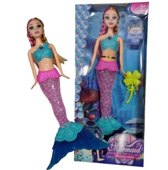 Muñeca Sirena Mágica Con Música Y Luces De Colores