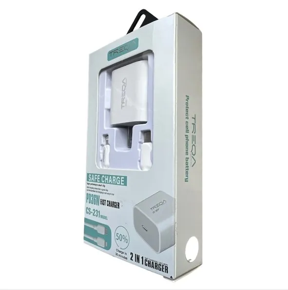 Cargador PD-36W Tipo C-Lighting CS-231