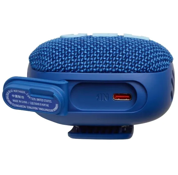 Parlante JBL Wind3s 1.1 Azul Con Soporte Para Moto Y Bicicleta