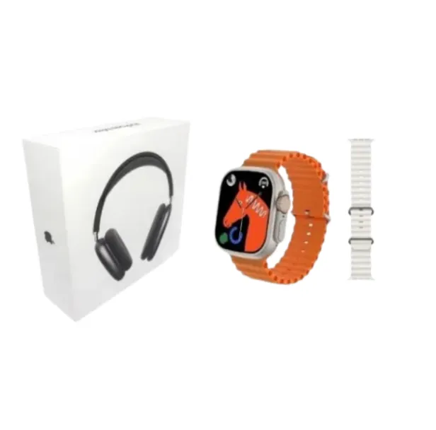 Diadema Airpods Max + Reloj T800 Ultra 2 Pulsos