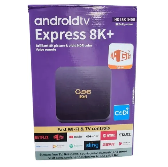 Android TV Express 8K+