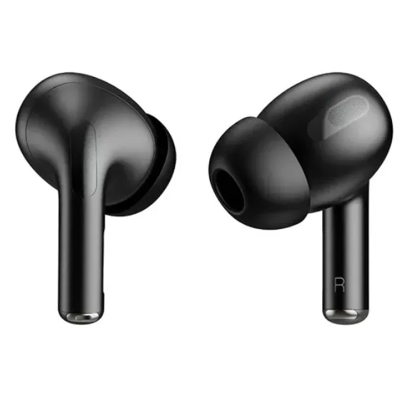 AirPods F-130 Negro: Sonido Excepcional + Forro Y Cuerda Anticaida