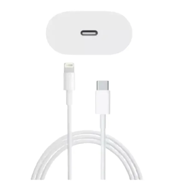 Cargador iPhone 13 Apple/25w + Cable 1Metro